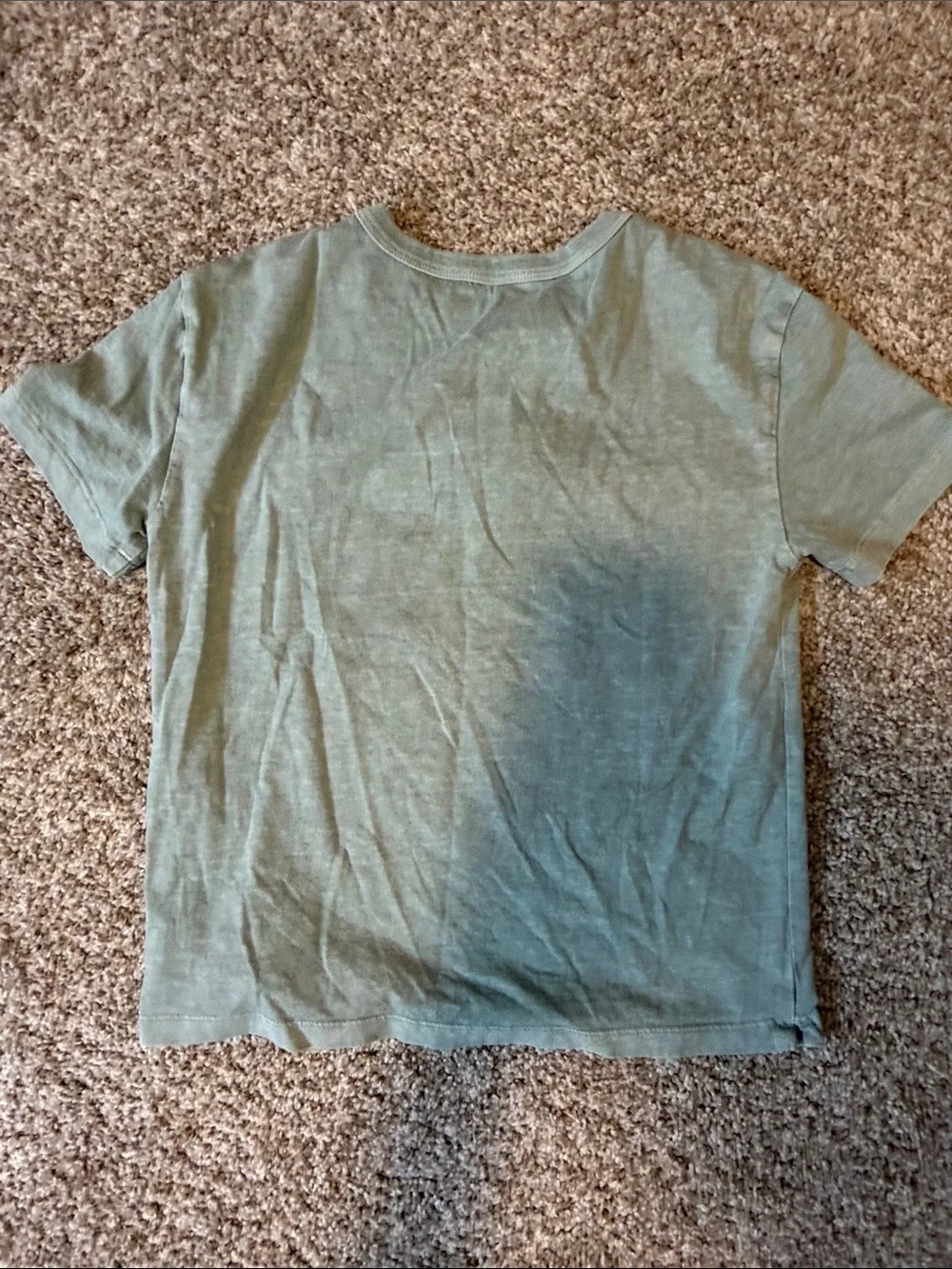 Old Navy/GAP Kids Sage Henley Tee & Camo Long Sleeve Top (2-Pack) size 6-7